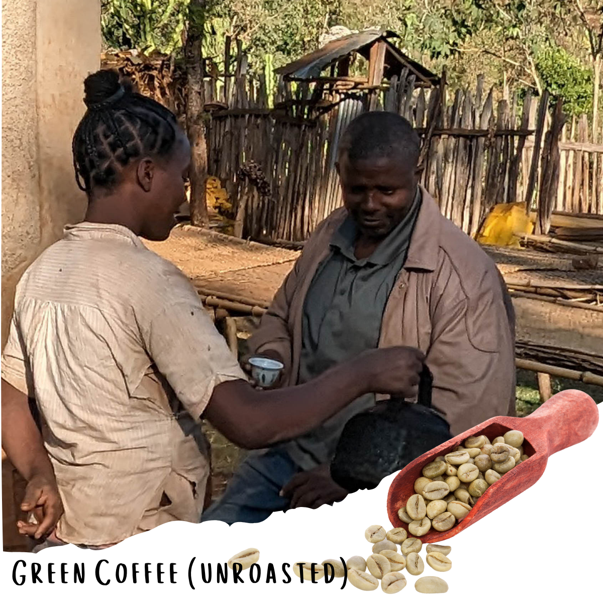 Teshale Heurioso - Farmer Direct Lot - Sidama Bona QeQe - Natural G1 Ethiopian Specialty Coffee (Unroasted)