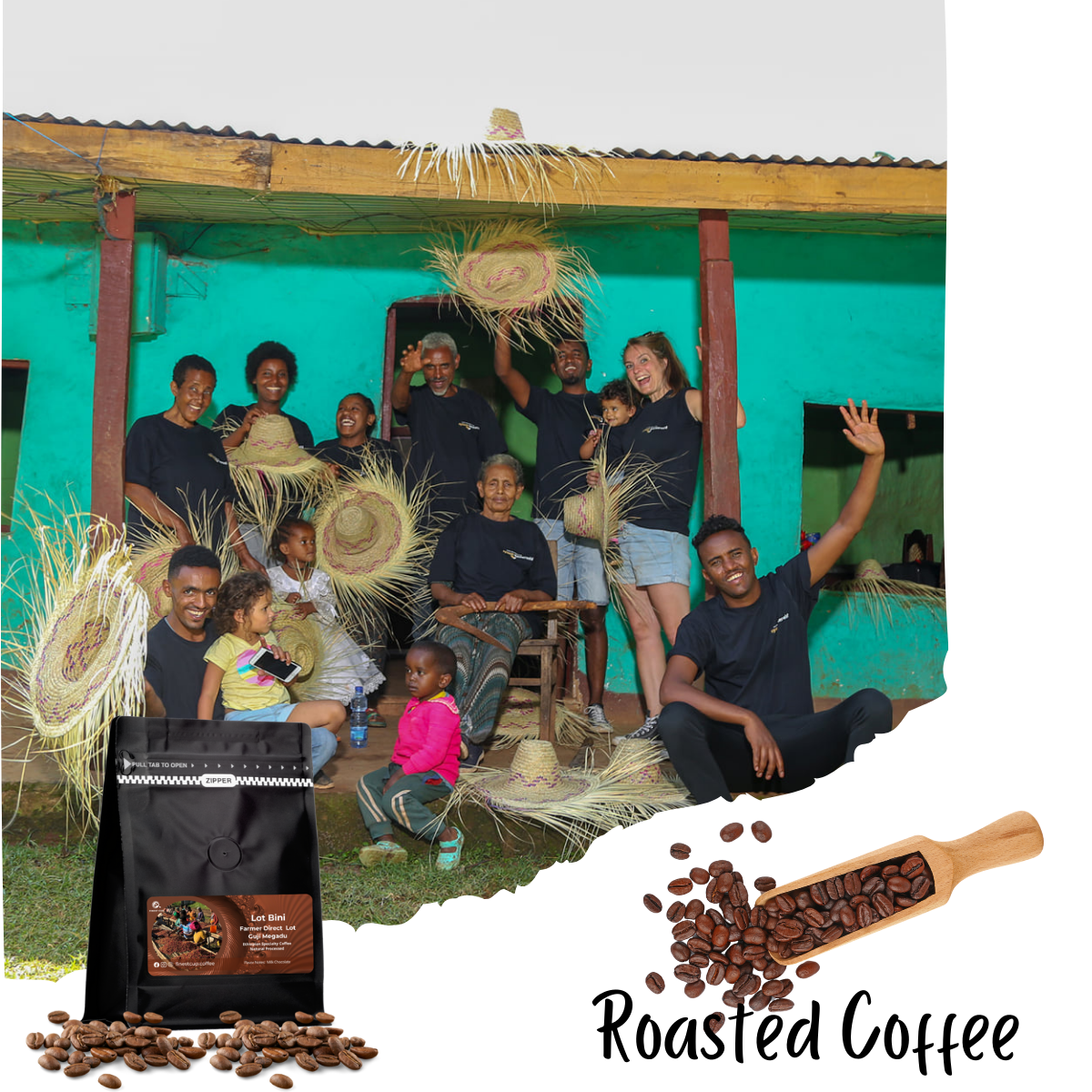 Lot Anchinalun - Medium Roast Farmer Direct Lot - Yirgacheffe Idido - Natural G1 Ethiopian Specialty Coffee