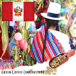 Peru Geisha - Washed Peruvian Specialty Coffee - (Unroasted 5lbs)