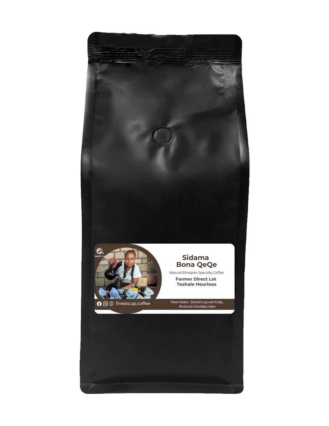 Ethiopian Sidama Bona QeQe - Teshale Heurioso Farm (Natural Medium Roast)