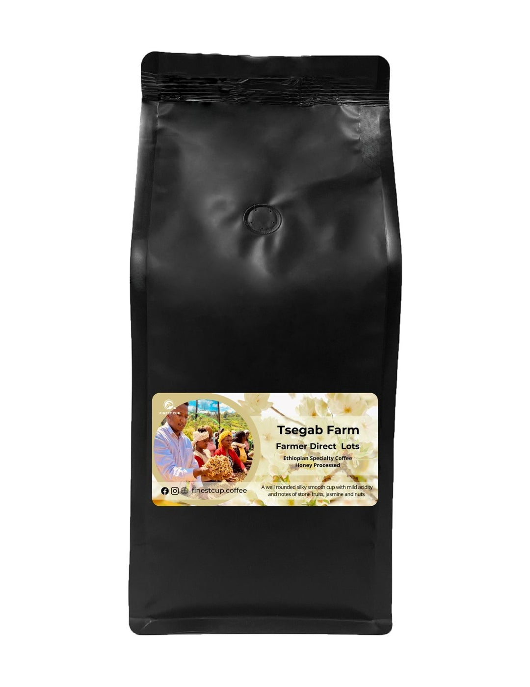 Ethiopian Sidama Bona Zuria - Tsegab Ayele Farm (Honey Processed Medium Roast)